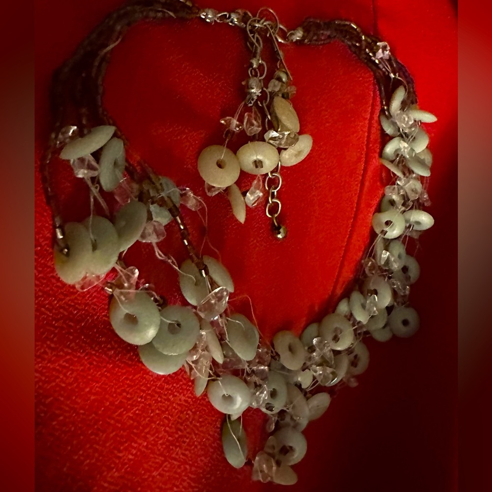 Choker with earrings